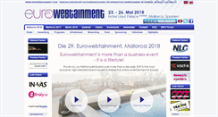 Desktop Screenshot of eurowebtainment.com
